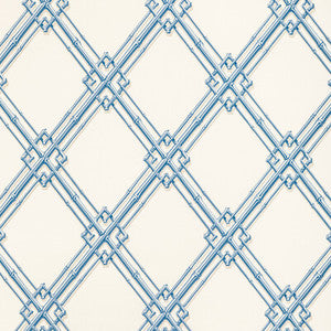 Treillage De Bambou Blue by Brunschwig & Fils Wallcovering