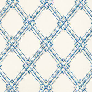 Treillage De Bambou Blue by Brunschwig & Fils Wallcovering
