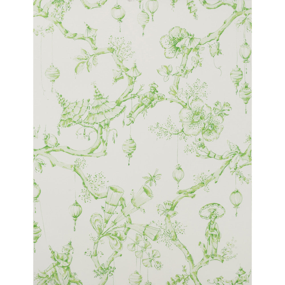 Festival Of Lanterns Green by Brunschwig & Fils Wallcovering Brunschwig & Fils Wallcovering Festival Of Lanterns GreenWallcovering VOLUME 56 PAPER - 100% United States </p><p>Repeat: H: 27, V: 36 27 - Fabric Carolina -