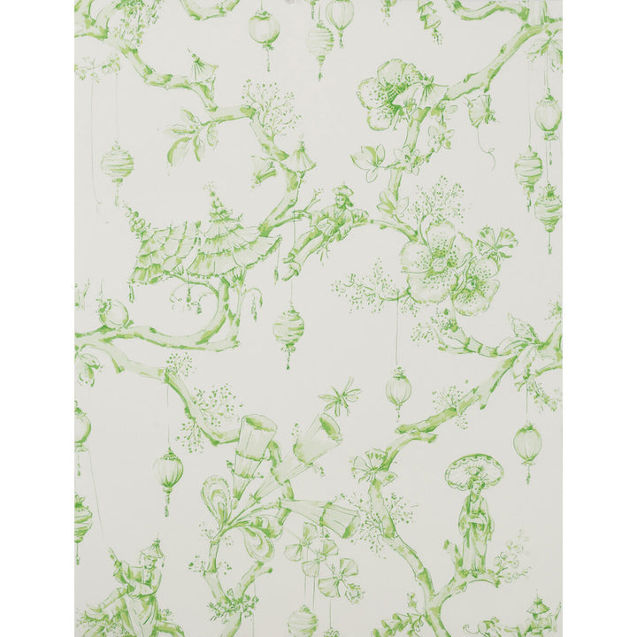 Festival Of Lanterns Green by Brunschwig & Fils Wallcovering Brunschwig & Fils Wallcovering Festival Of Lanterns GreenWallcovering VOLUME 56 PAPER - 100% United States </p><p>Repeat: H: 27, V: 36 27 - Fabric Carolina -