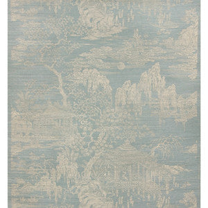 Loyang On Sisal & Cotton Cream On Iceberg by Brunschwig & Fils Wallcovering