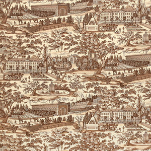 Zarafa Sepia by Brunschwig & Fils Wallcovering