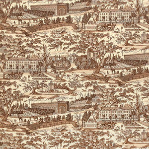 Zarafa Sepia by Brunschwig & Fils Wallcovering