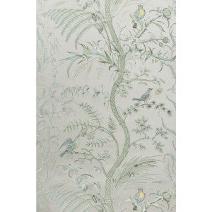 Bird And Thistle Silver by Brunschwig & Fils Wallcovering