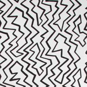 Staccato On Paper Black On White by Brunschwig & Fils Wallcovering