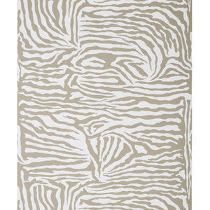 Ashanti On Paper Tan On White by Brunschwig & Fils Wallcovering