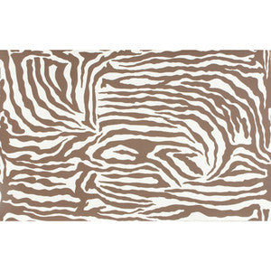 Ashanti On Paper Brown On Cream by Brunschwig & Fils Wallcovering