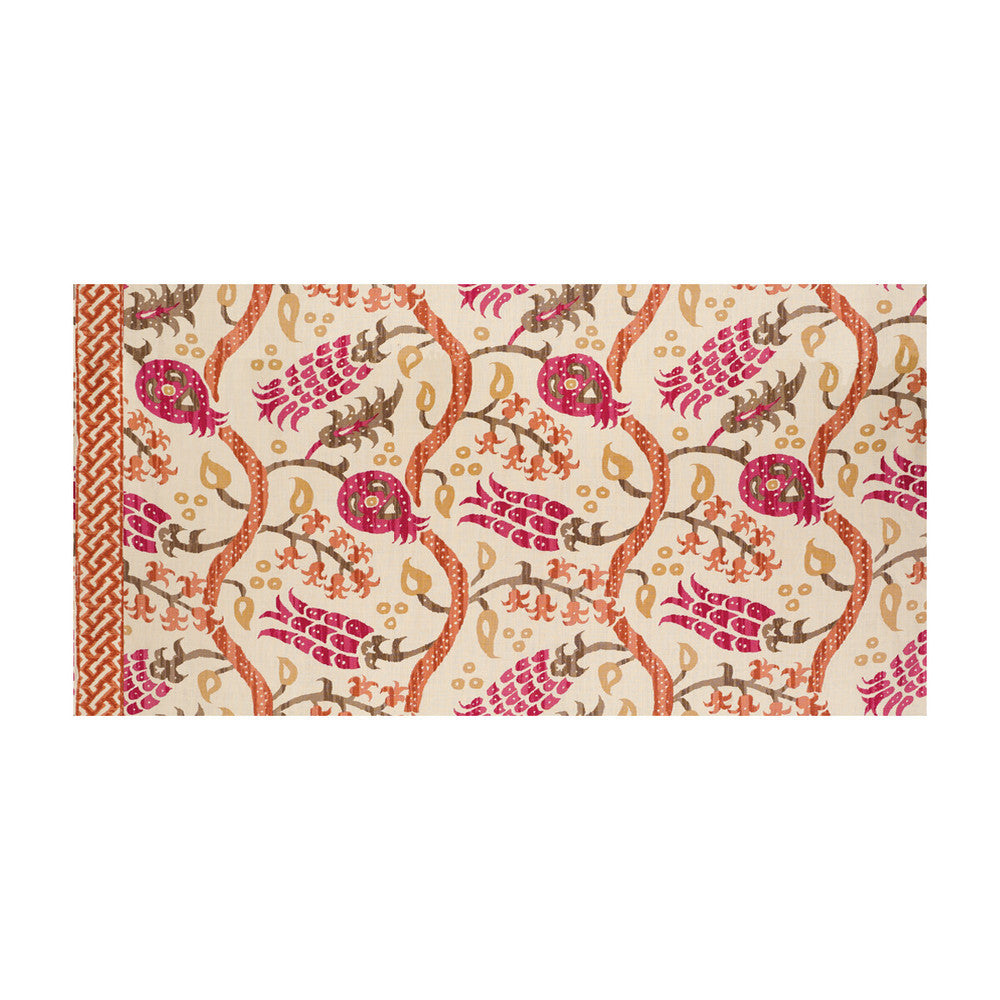 Nisiotiko Linen Print Grenadine/Orange Spice by Brunschwig & Fils Fabric Brunschwig & Fils Fabric Nisiotiko Linen Print Grenadine/Orange SpiceFabric LES ALIZES LINEN - 100% United States </p><p>Repeat: H: 54, V: 27.5 54 - Fabric Carolina -