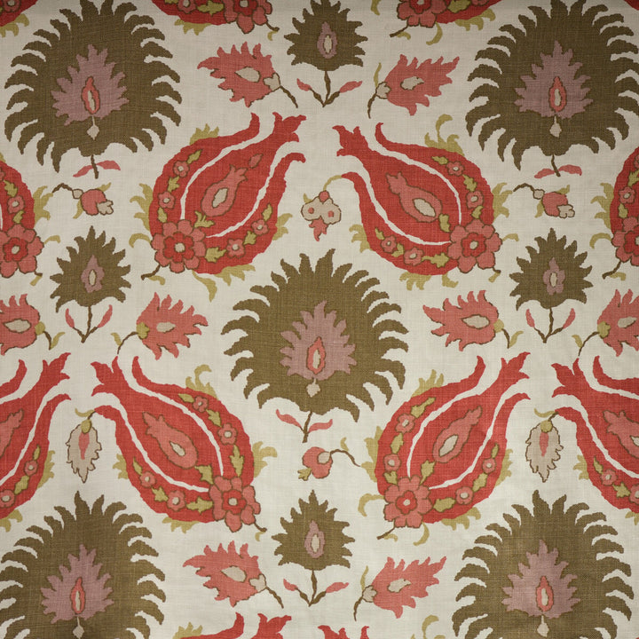 Kashmiri Linen Print Blush/Toast by Brunschwig & Fils Fabric Brunschwig & Fils Fabric Kashmiri Linen Print Blush/ToastFabric GRAND BAZAAR LINEN - 100% France </p><p>Repeat: H: 26.77, V: 28.35 53.54 - Fabric Carolina -