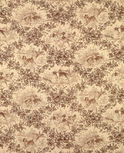 On Point Cotton Print Tobacco by Brunschwig & Fils Fabric