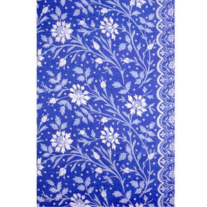 Verrieres Print On Linen Shades Of Blue by Brunschwig & Fils Fabric