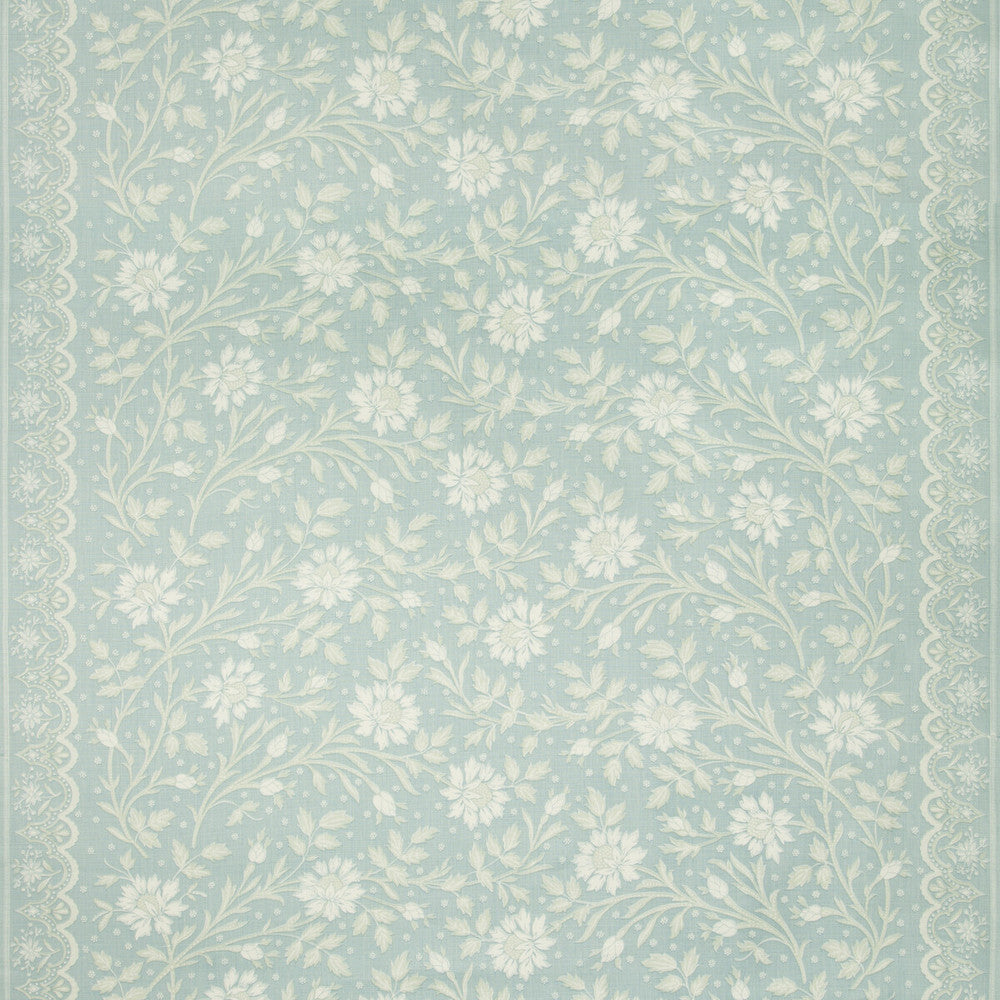 Verrieres Print On Linen Aqua by Brunschwig & Fils Fabric Brunschwig & Fils Fabric Verrieres Print On Linen AquaFabric LE PARNASSE LINEN - 100% United States </p><p>Repeat: H: 51, V: 32.25 51 - Fabric Carolina -