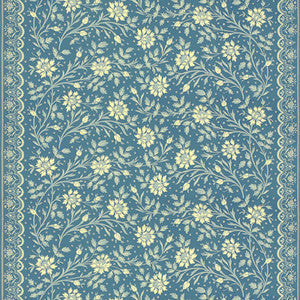 Verrieres Glazed Chintz Shades Of Blue White by Brunschwig & Fils Fabric