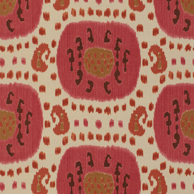 Samarkand Cotton And Linen Print Dusty Rose/Rust by Brunschwig & Fils Fabric Brunschwig & Fils Fabric Samarkand Cotton And Linen Print Dusty Rose/RustFabric LES ALIZES COTTON - 52%;LINEN - 48% United States </p><p>Repeat: H: 30, V: 19.25 48 - Fabric Carolina -