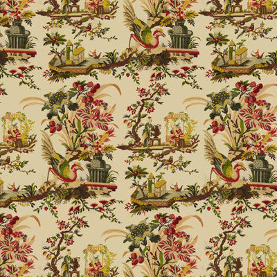 Le Lac Glazed Chintz Cream by Brunschwig & Fils Fabric Brunschwig & Fils Fabric Le Lac Glazed Chintz CreamFabric COTTON - 100% United States </p><p>Repeat: H: 49, V: 81 49 - Fabric Carolina -