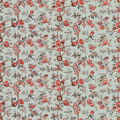 Bougainville Cotton Print Bleu by Brunschwig & Fils Fabric Brunschwig & Fils Fabric Bougainville Cotton Print BleuFabric COTTON - 100% France </p><p>Repeat: H: 57.25, V: 18.75 58 - Fabric Carolina -