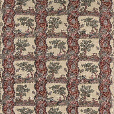 Plougastel Linen & Cotton Print Red by Brunschwig & Fils Fabric Brunschwig & Fils Fabric Plougastel Linen & Cotton Print RedFabric LINEN - 54%;COTTON - 46% France </p><p>Repeat: H: 33, V: 23.25 57 - Fabric Carolina -