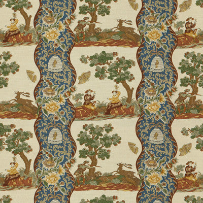 Plougastel Linen & Cotton Print Blue by Brunschwig & Fils Fabric Brunschwig & Fils Fabric Plougastel Linen & Cotton Print BlueFabric LINEN - 54%;COTTON - 46% France </p><p>Repeat: H: 33, V: 23.25 57 - Fabric Carolina -