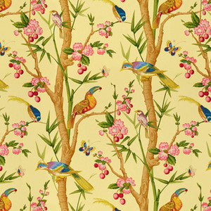 Toucans Jaune by Brunschwig & Fils Fabric