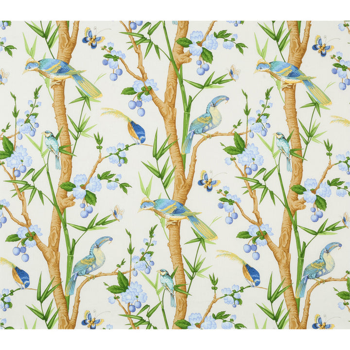 Toucans Aqua/Blue by Brunschwig & Fils Fabric Brunschwig & Fils Fabric Toucans Aqua/BlueFabric COTTON - 100% France </p><p>Repeat: H: 33, V: 39.8 51 - Fabric Carolina -