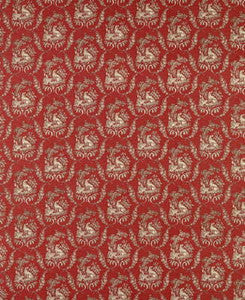 The Hunting Toile Ruby by Brunschwig & Fils Fabric