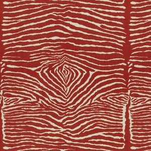 Le Zebre Red by Brunschwig & Fils Fabric