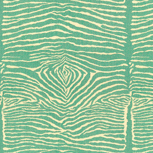 Le Zebre Aqua by Brunschwig & Fils Fabric