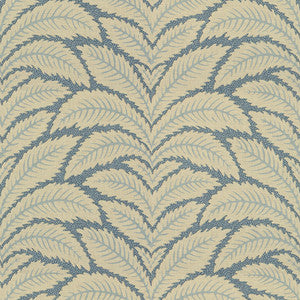Talavera Cotton And Linen Print B Lue by Brunschwig & Fils Fabric