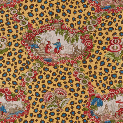 Chinese Leopard Toile Multi by Brunschwig & Fils Fabric Brunschwig & Fils Fabric Chinese Leopard Toile MultiFabric COTTON - 100% United States </p><p>Repeat: H: 17, V: 15.25 54 - Fabric Carolina -