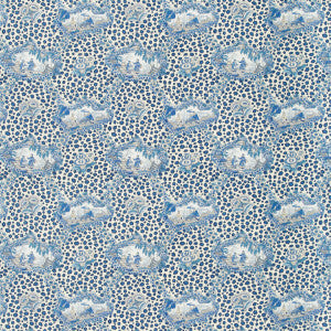 Chinese Leopard Toile Porcelain by Brunschwig & Fils Fabric