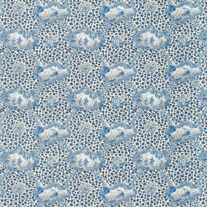 Chinese Leopard Toile Porcelain by Brunschwig & Fils Fabric