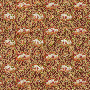 Chinese Leopard Toile Autumn by Brunschwig & Fils Fabric