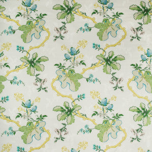 Fabriano Cotton And Linen Print Grey by Brunschwig & Fils Fabric