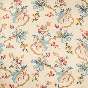 Fabriano Cotton And Linen Print Cream by Brunschwig & Fils Fabric