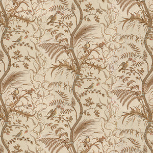 Bird And Thistle Cotton Print Beige by Brunschwig & Fils Fabric