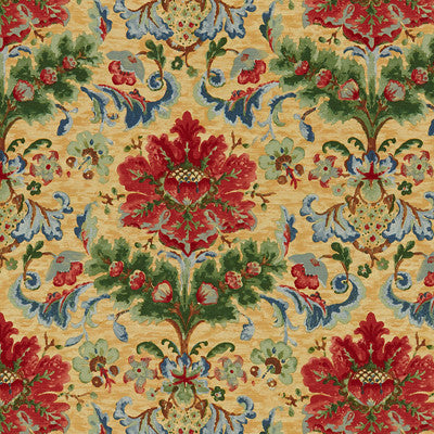 Windsor Damask Cotton & Linen Print Red On Topaz by Brunschwig & Fils Fabric Brunschwig & Fils Fabric Windsor Damask Cotton & Linen Print Red On TopazFabric LINEN - 60%;COTTON - 20%;MODAL - 20% Thailand </p><p>Repeat: H: 26.25, V: 29 52 - Fabric Carolina -