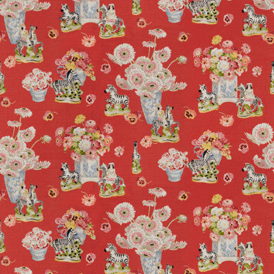 Gillian S Zebras Linen & Cotton Print Flame by Brunschwig & Fils Fabric Brunschwig & Fils Fabric Gillian S Zebras Linen & Cotton Print FlameFabric LINEN - 60%;COTTON - 20%;MODAL - 20% Thailand </p><p>Repeat: H: 53.5, V: 32.5 54 - Fabric Carolina -