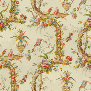 Cythera Cotton Print Spring Green by Brunschwig & Fils Fabric