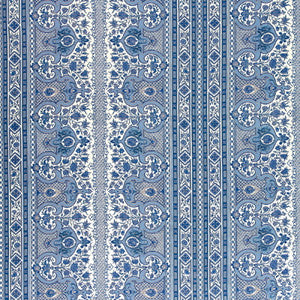 Digby S Tent Linen & Cotton Print Moroccan Blue by Brunschwig & Fils Fabric