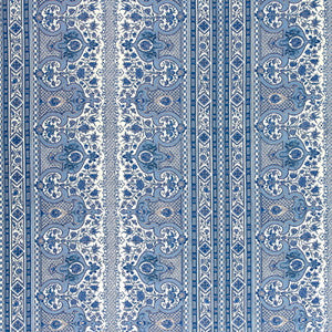Digby S Tent Linen & Cotton Print Moroccan Blue by Brunschwig & Fils Fabric