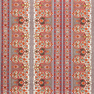 Digby S Tent Linen & Cotton Print Coral by Brunschwig & Fils Fabric
