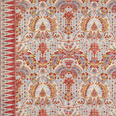 Tamerlane Cotton Print Scarlet by Brunschwig & Fils Fabric Brunschwig & Fils Fabric Tamerlane Cotton Print ScarletFabric COTTON - 100% France </p><p>Repeat: H: 25.5, V: 32.75 68 - Fabric Carolina -