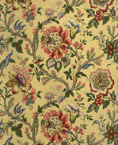 Calicut Linen And Cotton Print Cream by Brunschwig & Fils Fabric