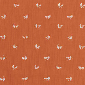 Bayberry Strie Tiger Lily by Brunschwig & Fils Fabric