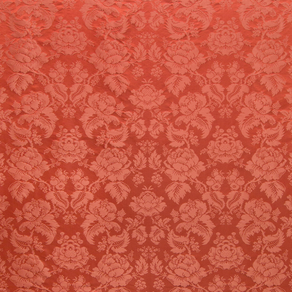 Moulins Damask Pepper Red by Brunschwig & Fils Fabric Brunschwig & Fils Fabric Moulins Damask Pepper RedFabric COTTON - 72%;SILK - 28% France </p><p>Repeat: H: 25.5, V: 18 51 - Fabric Carolina -