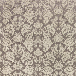 Moulins Damask Charcoal by Brunschwig & Fils Fabric