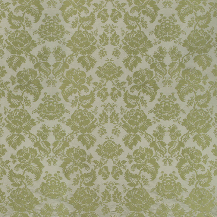 Moulins Damask Lichen by Brunschwig & Fils Fabric Brunschwig & Fils Fabric Moulins Damask LichenFabric COTTON - 72%;SILK - 28% France </p><p>Repeat: H: 25.5, V: 18 51 - Fabric Carolina -