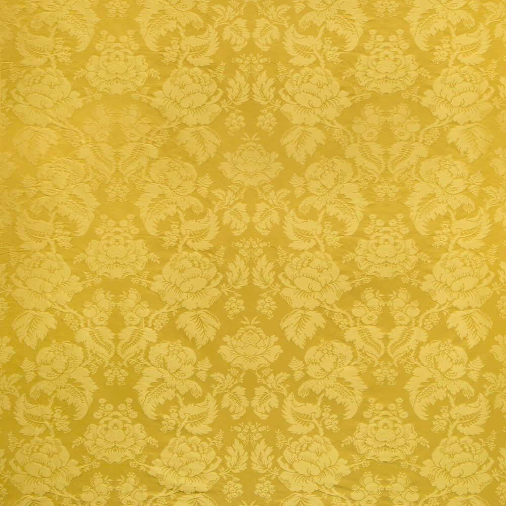 Moulins Damask Canary by Brunschwig & Fils Fabric Brunschwig & Fils Fabric Moulins Damask CanaryFabric COTTON - 72%;SILK - 28% France </p><p>Repeat: H: 25.5, V: 18 51 - Fabric Carolina -