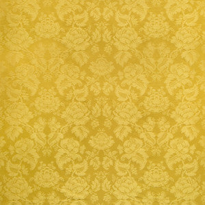 Moulins Damask Canary by Brunschwig & Fils Fabric