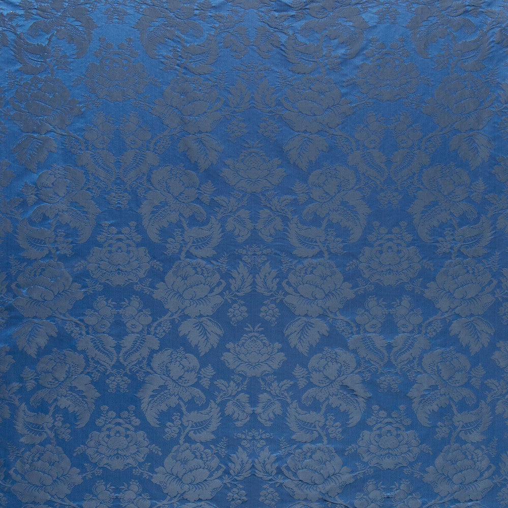 Moulins Damask Ocean by Brunschwig & Fils Fabric Brunschwig & Fils Fabric Moulins Damask OceanFabric COTTON - 72%;SILK - 28% France </p><p>Repeat: H: 25.5, V: 18 51 - Fabric Carolina -